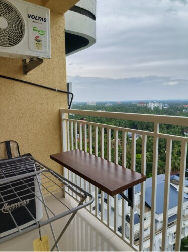 Portable Cloth Dryer in the Balcony