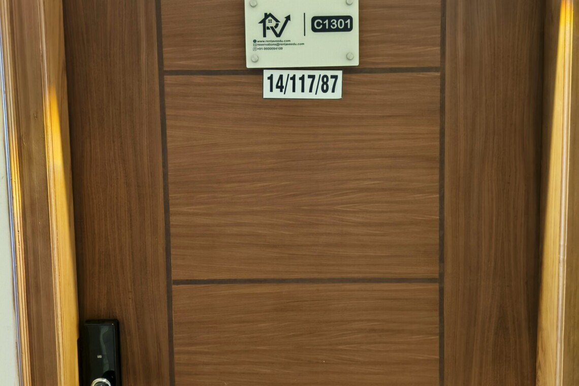 Main Door with Smart Door Lock